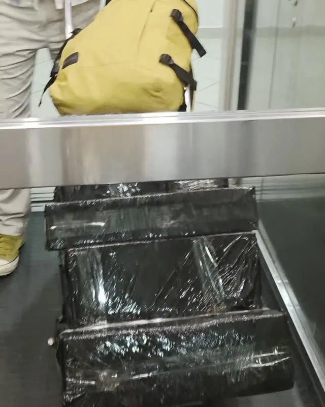 Bultos en el carro de carga