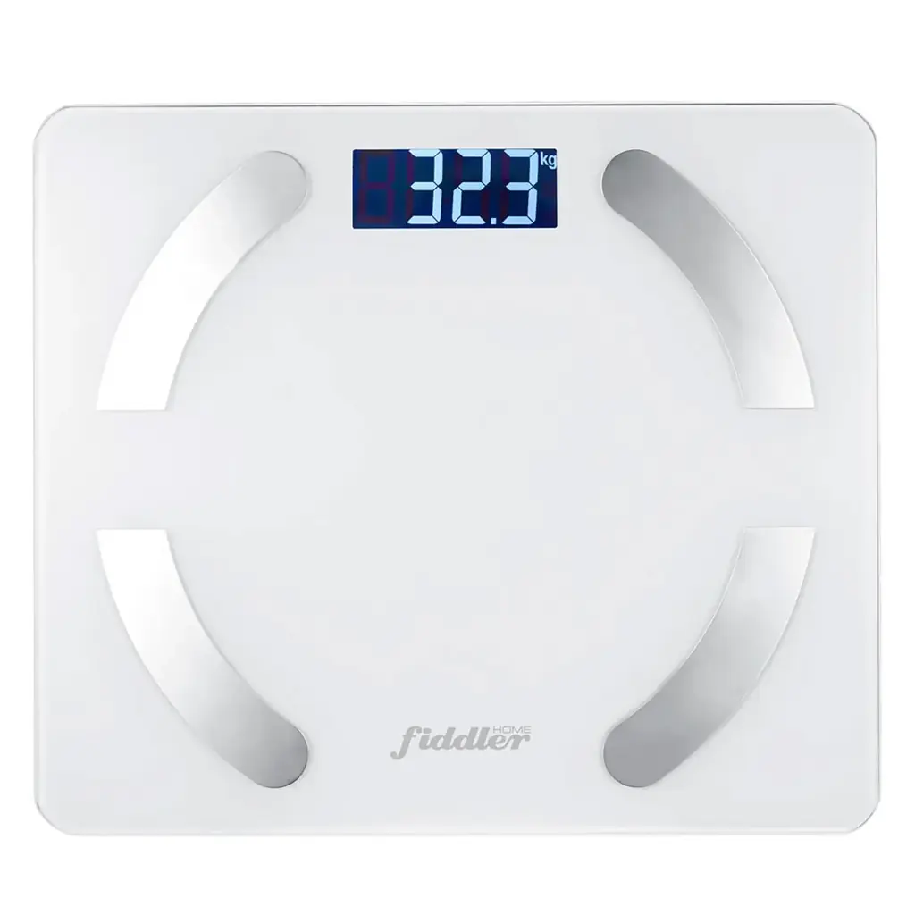 [HO-FID-FHDBI-APP-WHT] Balanza Inteligente Fiddler FD-FHBDI FD FHDBI App Bluetooth Blanca