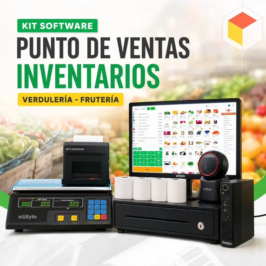 [LIC-TUY-SET-0010] Set Verdulería - Frutería | Punto de Ventas POS e Inventario Software Ranmy  + Balanza