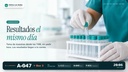 Publicidad en la sala de espera con la barra de turnos