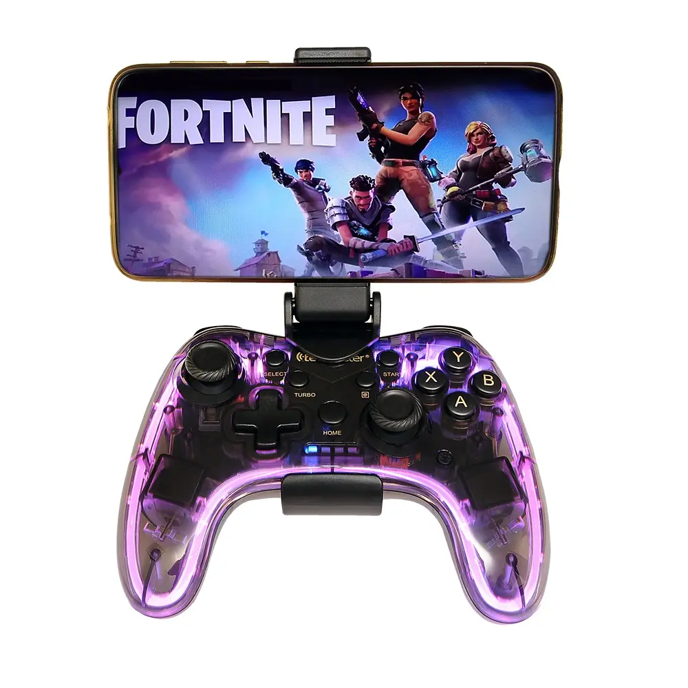 [GM-TEC-400512-RGB-BT] Gamepad Tecmaster RGB Bluetooth Inalámbrico Multiplataforma