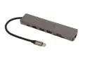 Docking Station Tecmaster 7en1 USB-C HDMI 4K PD 100W Aluminio