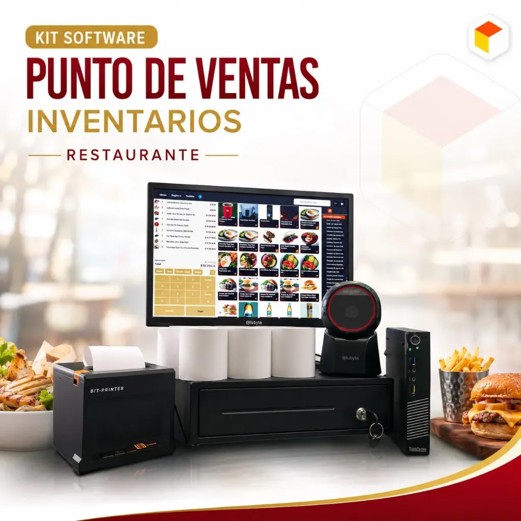 Set Restaurante Punto De Venta e Inventario Sotware Ranmy | 1 Impresora