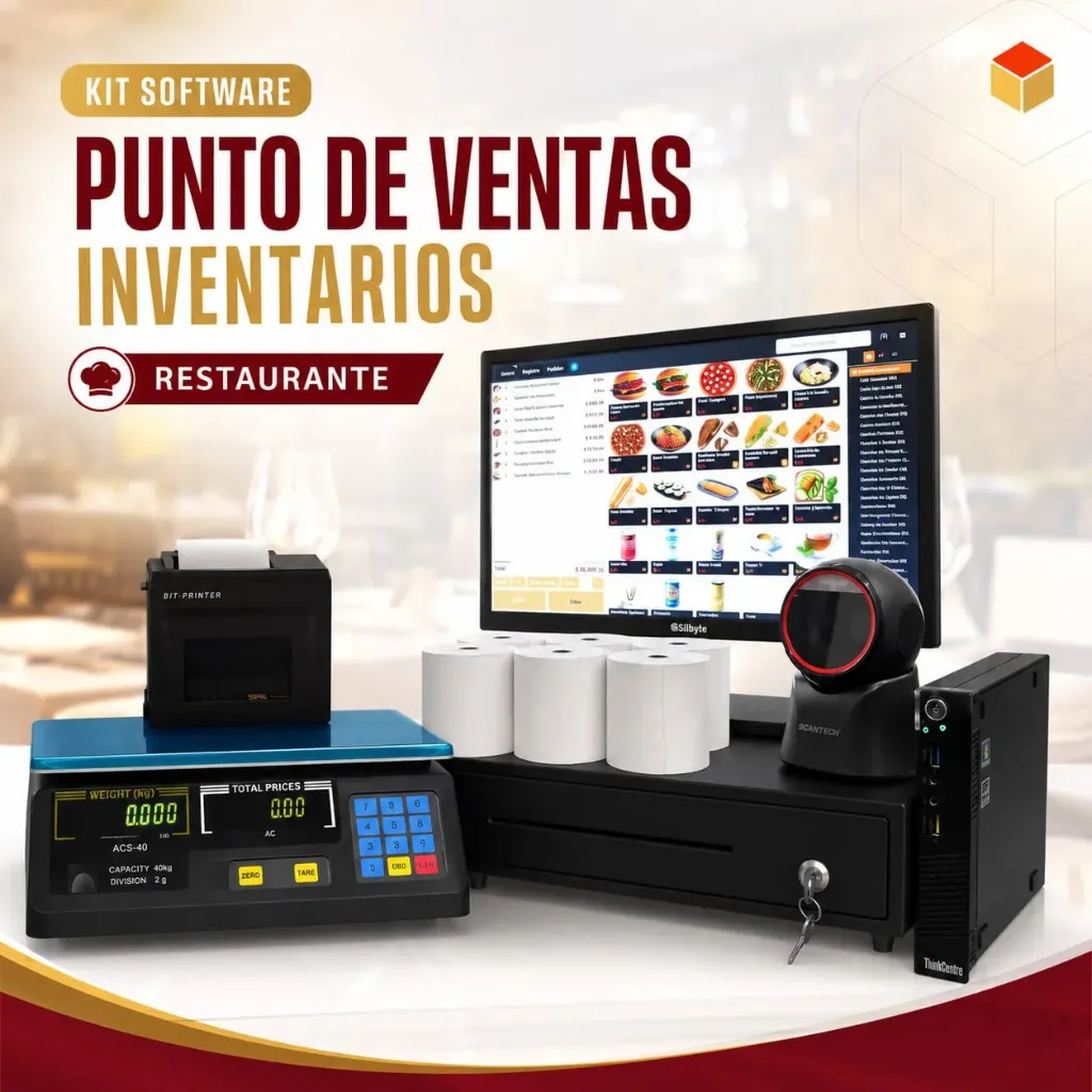 Set Restaurante Punto De Venta e Inventario | 2 Impresora 1 Balanza