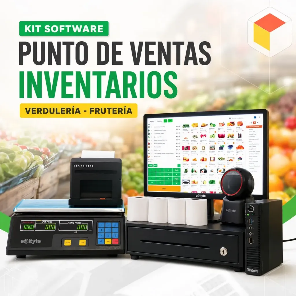 Set Verdulería - Frutería | Punto de Ventas POS e Inventario Ranmy  + Balanza